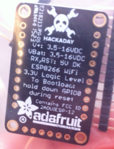 Hackaday Huzzah by Adafruit